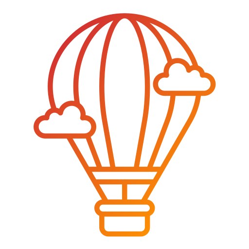 globo aerostático icono gratis