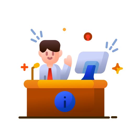 recepcionista icono gratis