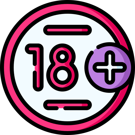 +18 Icône gratuit +18 Icône gratuit