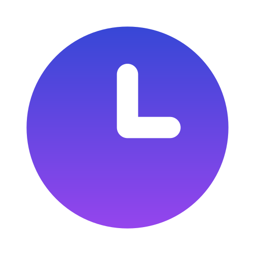 Clock Generic Flat Gradient icon