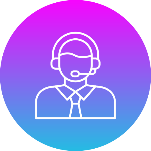 Customer service agent Generic Flat Gradient icon