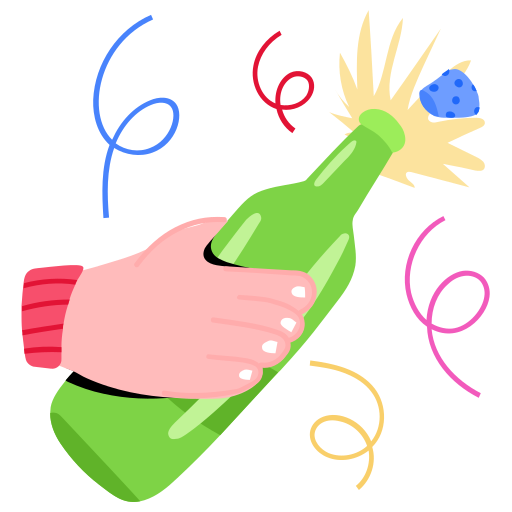 champagner kostenlos Sticker champagner kostenlos Sticker