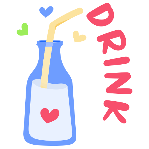 Drink free sticker Drink free sticker