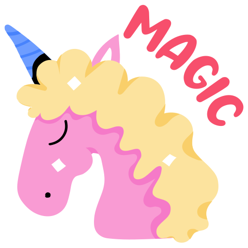 unicornio gratis sticker