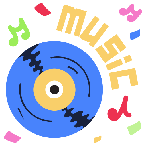 reproductor de música gratis sticker