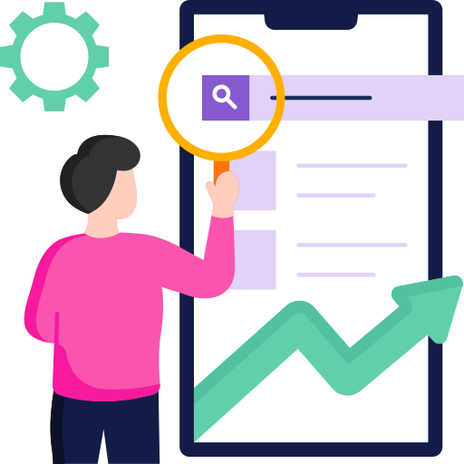 Mobile search free icon