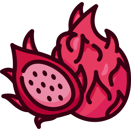 Dragon fruit Generic Outline Color icon