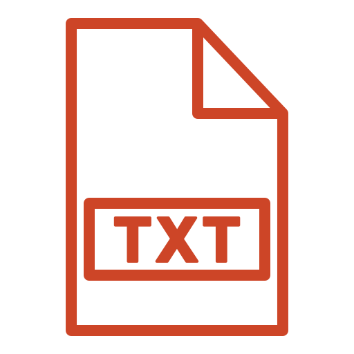 archivo txt icono gratis