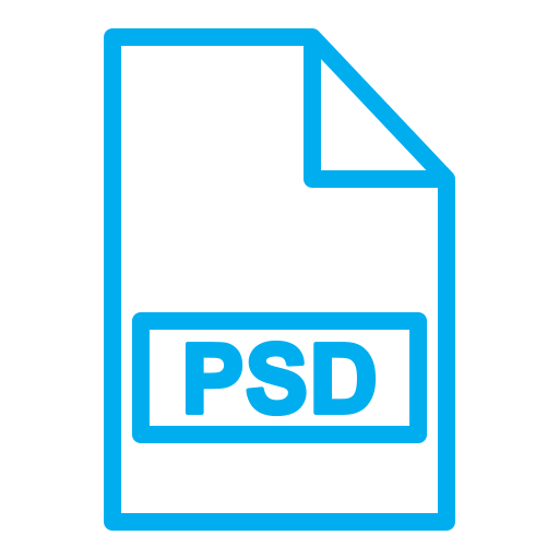 archivo psd icono gratis