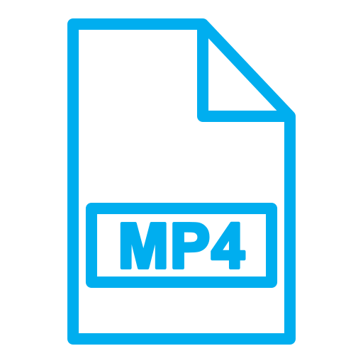 archivo mp4 icono gratis