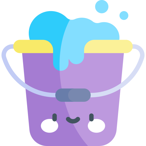 cubo de agua icono gratis