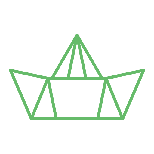 Paper boat free icon Paper boat free icon