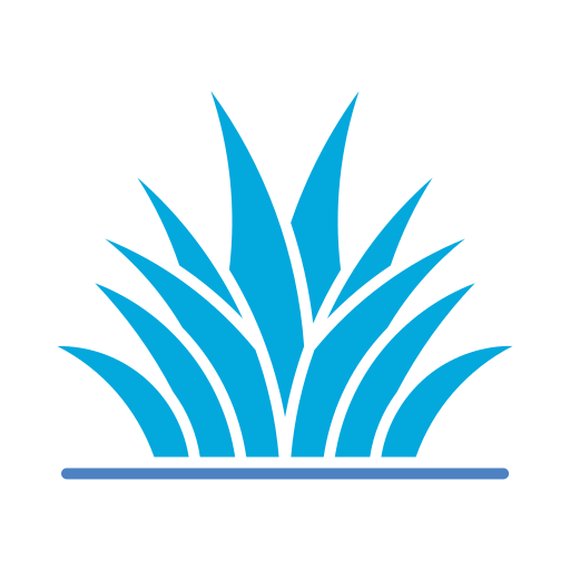 hojas de hierba icono gratis