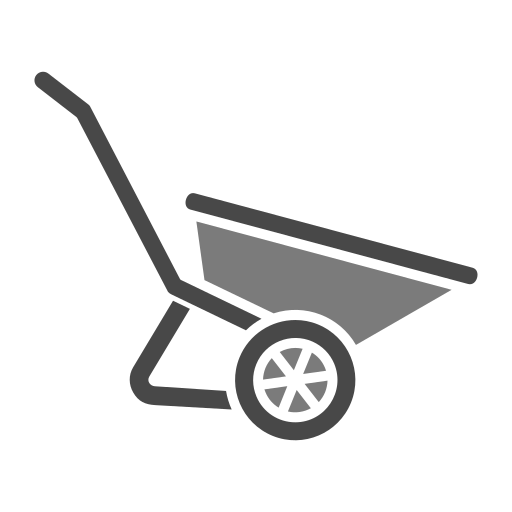 Wheelbarrow Generic Grey icon