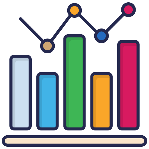 Statistics Generic Outline Color icon