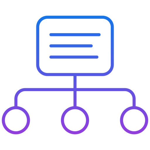 diagrama de flujo icono gratis