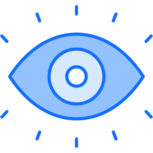 visión icono gratis