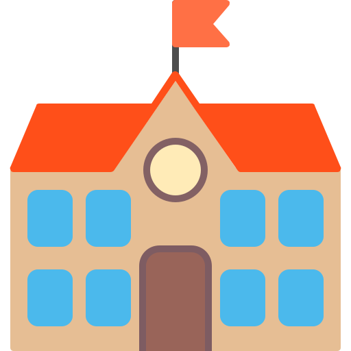 School - Free buildings icons