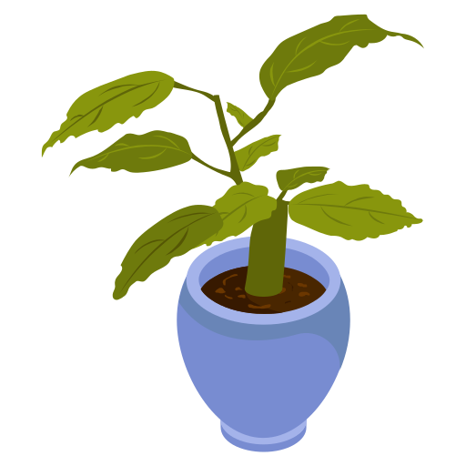 pot de fleur Icône gratuit