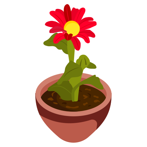 pot de fleur Icône gratuit
