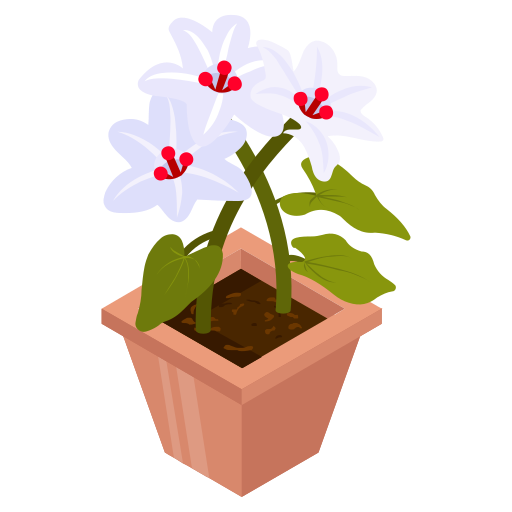 Flower Pot Generic Isometric icon