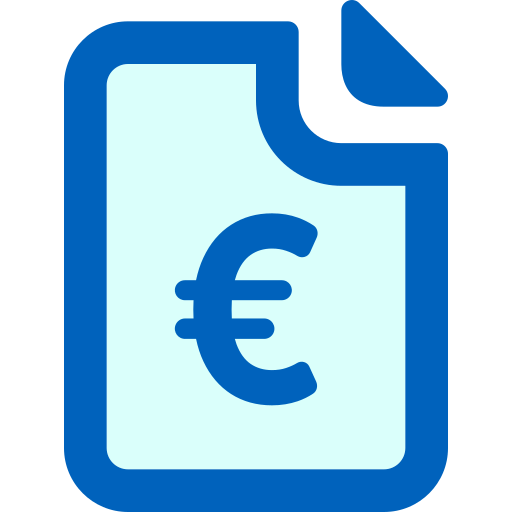 dinero en euros icono gratis