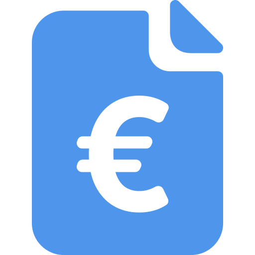 dinero en euros icono gratis