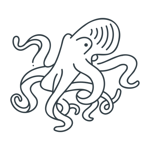 Octopus Generic Detailed Outline icon