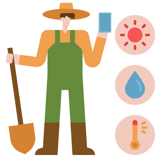 agricultor icono gratis