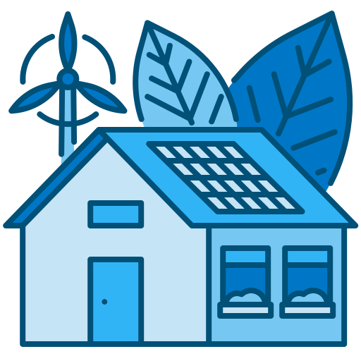 Green home free icon