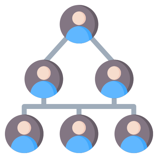 estructura de organización icono gratis