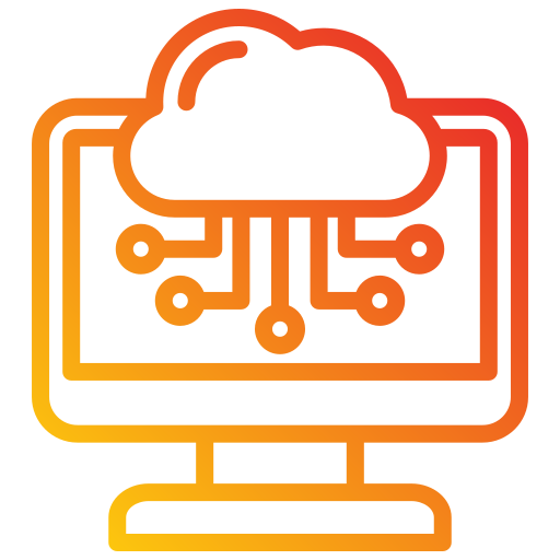computación en la nube icono gratis