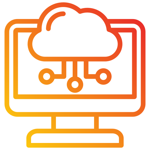 computación en la nube icono gratis