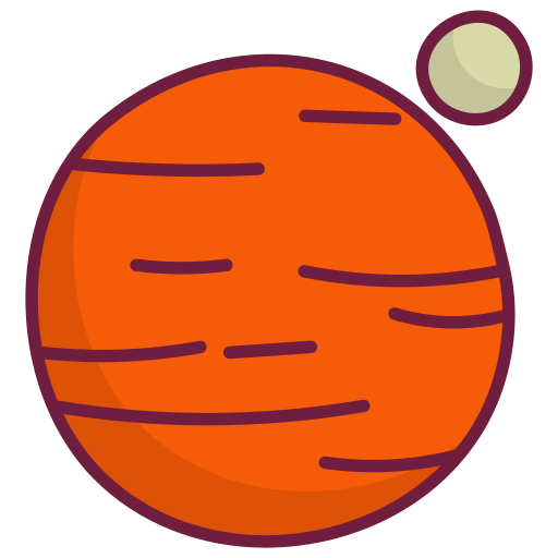 Jupiter Generic Hand Drawn Color icon