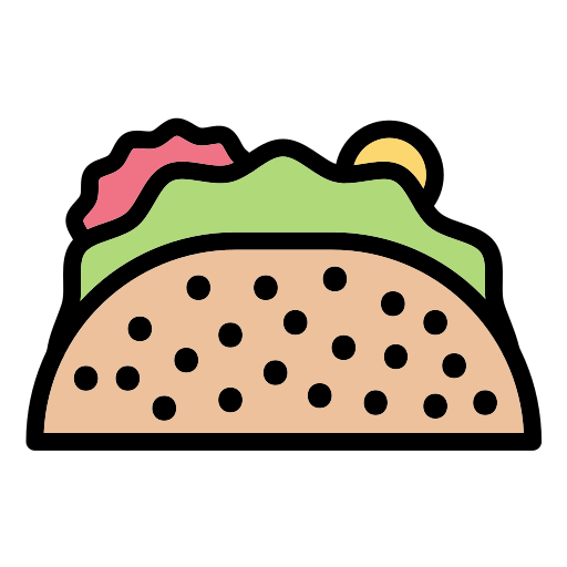 Taco Generic Outline Color Icon