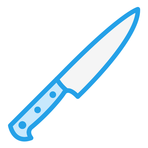 Knife Generic Blue icon