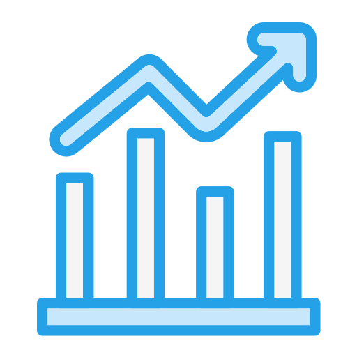 gráfico de barras icono gratis