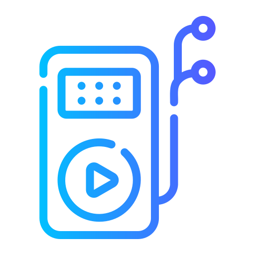 reproductor de música icono gratis
