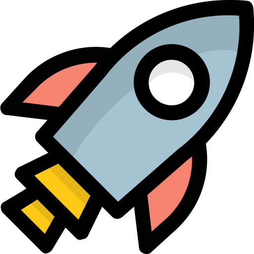 Rocket Generic Outline Color icon