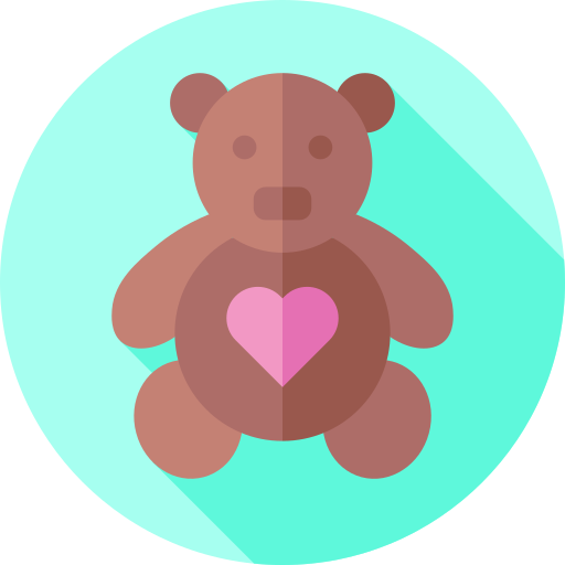 oso de peluche icono gratis