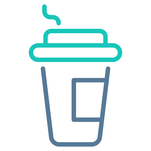 Coffee cup Generic Outline Color icon