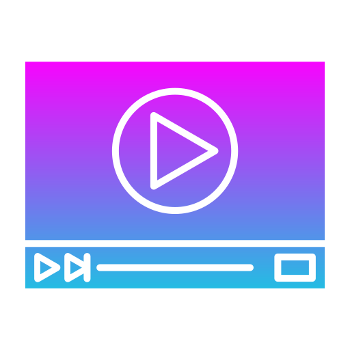 reproductor de video icono gratis