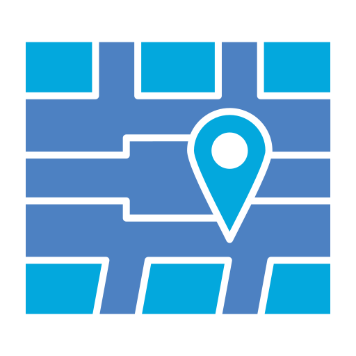 Map location Generic Blue icon