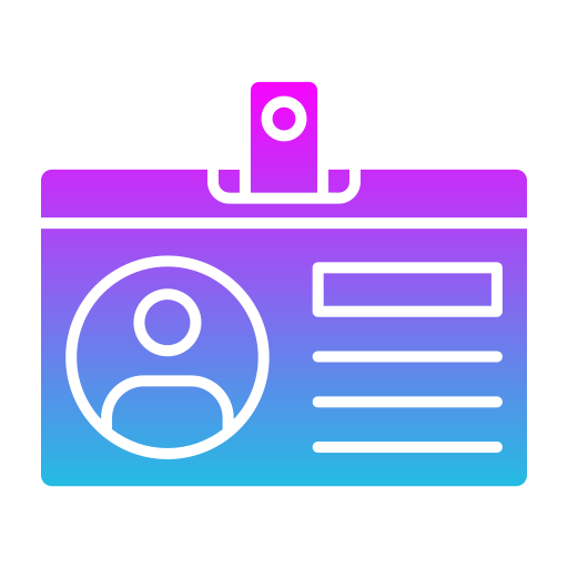 tarjeta de identificación icono gratis