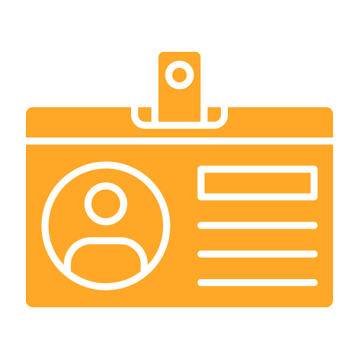 tarjeta de identificación icono gratis