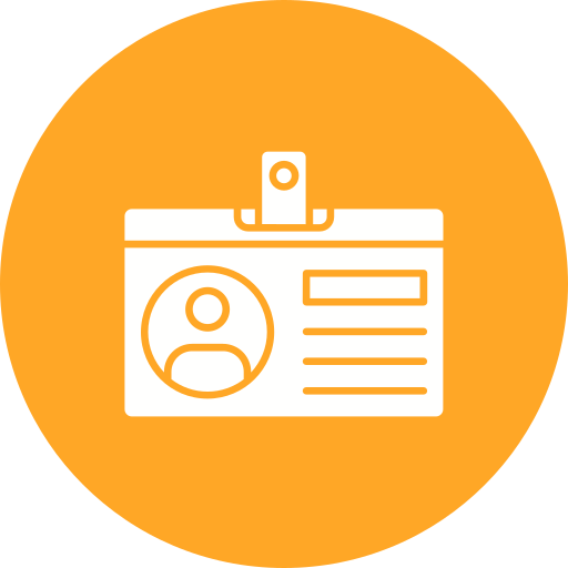 tarjeta de identificación icono gratis