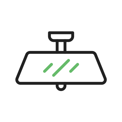 espejo retrovisor icono gratis