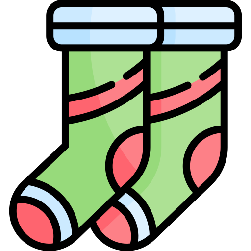 Socks Kawaii Lineal color icon