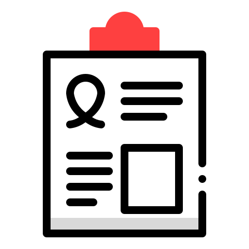 historial médico icono gratis