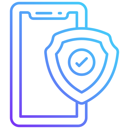 Mobile security Generic Gradient icon